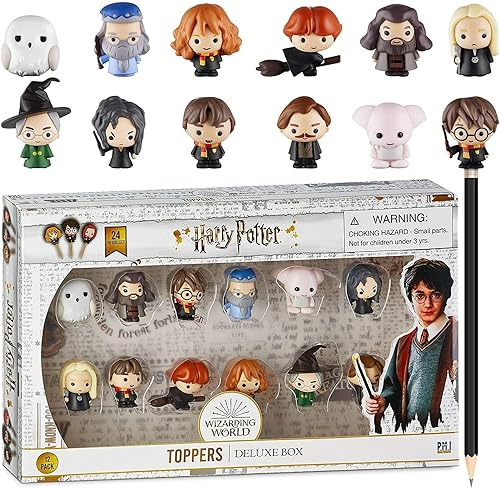 Harry Potter Pencil Toppers, Gifts, Toys, Collectibles  Set of 12 Harry Potter Figures for Writing, Party Decor Ron Weasley, Hermione Granger, Sybil disponible en Yaxa Costa Rica