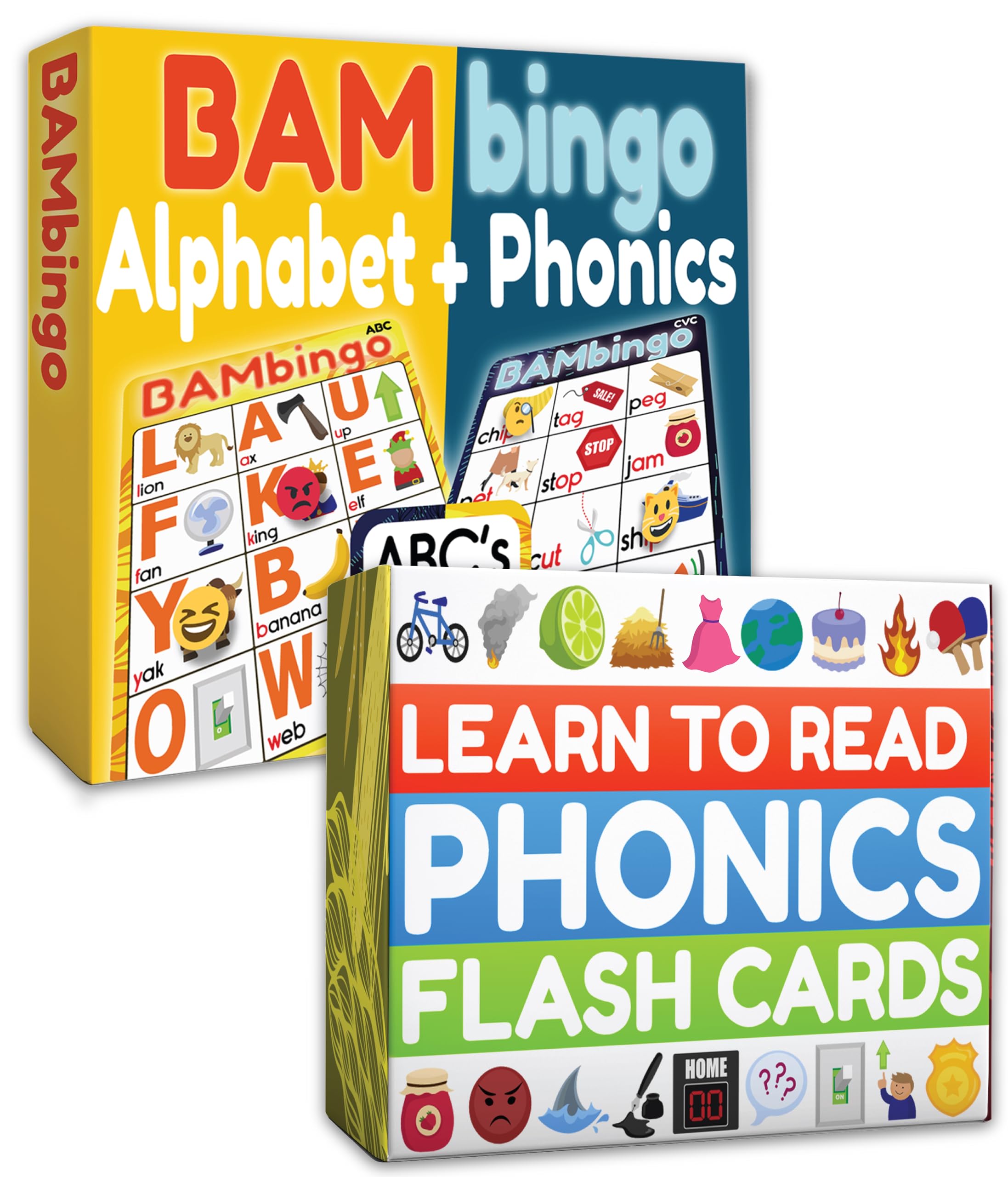 Phonics Flash Cards Learn to Read in 20 Phonic Stages and Alphabet