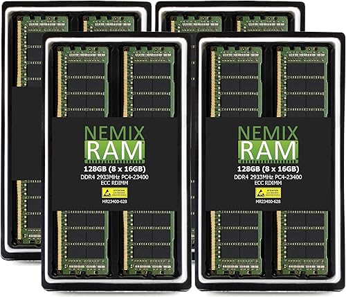 Miniatura 6 de NEMIX RAM KIT RDIMM PC4-23400 ECC DDR4 2933 MHZ de 128 GB (2 x 64 GB) compatible con estación de trabajo en torre Dell Precision 7820