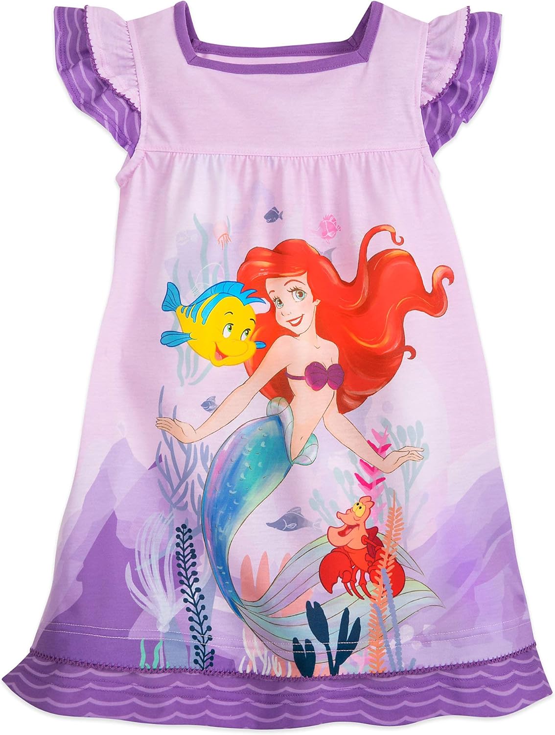 Disney Little Mermaid Nightshirt Girls' Sleepwear Kuwait Ubuy
