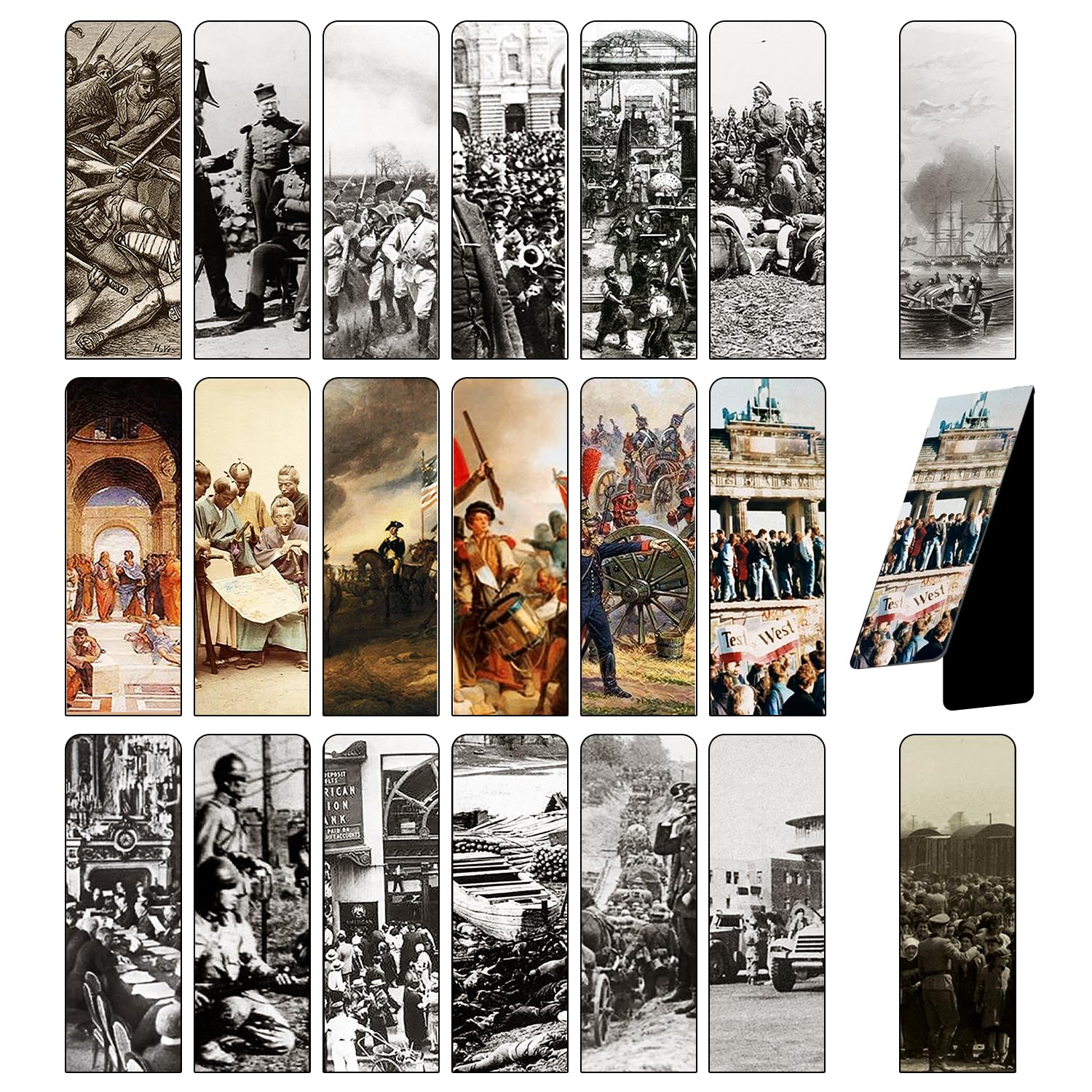 21pcs Historia Marcadores Marcapaginas, Originales Regalo Amiga Regalo Cumpleaños Mujer Material Oficina Notas Adhesivas, regalo de despedida