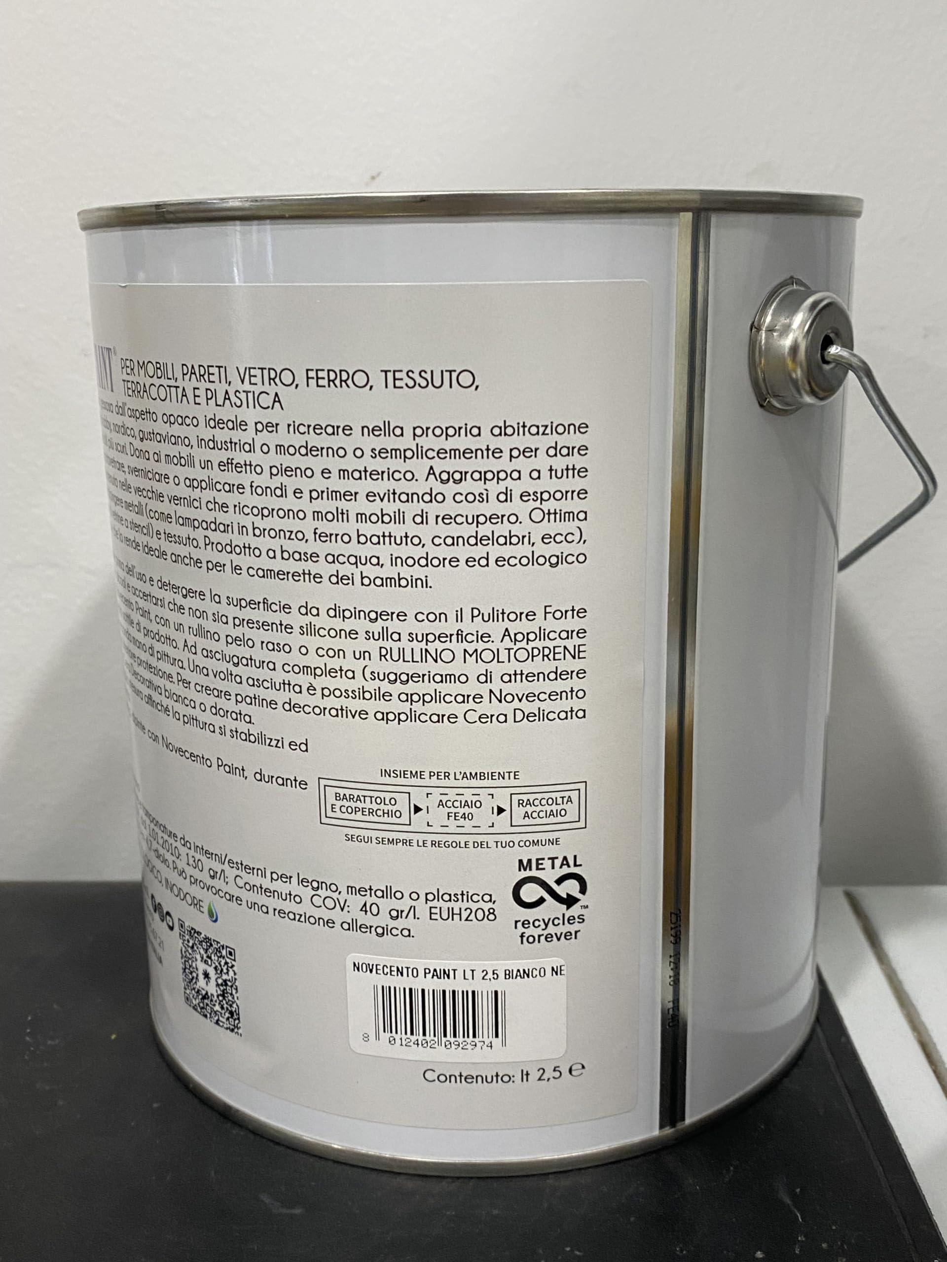 COLORE BIANCO NEVE 2,5LT