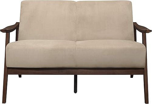 Miniatura 102 de Lexicon Savry - Silla decorativa con brazo de madera de tela de 29 pulgadas de ancho, color naranja Naranja,Marrón claro,Gris