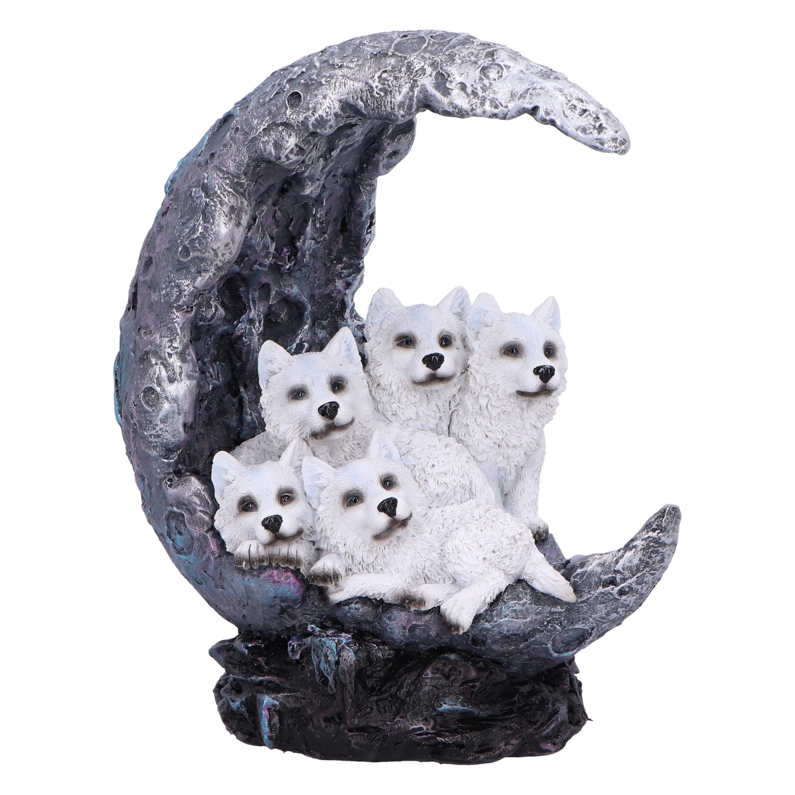 Statuette loup Nemesis Now sculptee en resine premium detaillee de 20 cm