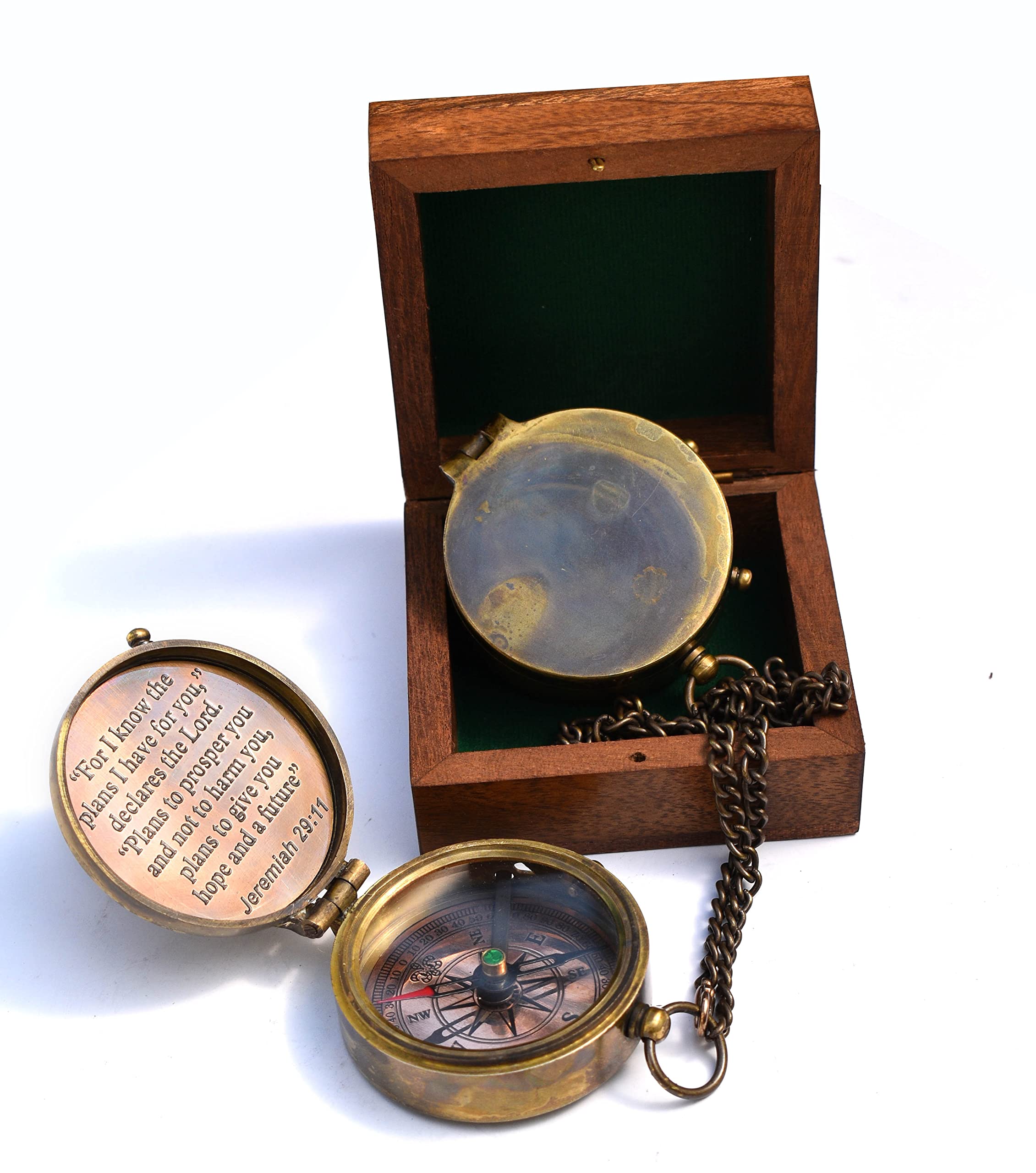For I Know The Plans I Have For You, Jeremiah 29:11, massives Messing, gerichtete Gravur, Taufgeschenke für Jungen Mädchen, Erstkommunion, christliche Geschenke für Männer, Erstkonfirmationsgeschenke