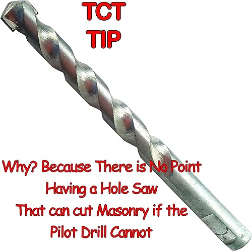 Miniatura 8 de Broca de sierra de carburo de 34 pulgadas con eje hexagonal 716 para taladro de 12 pulgada sierra de agujero de carburo cortador de agujeros de