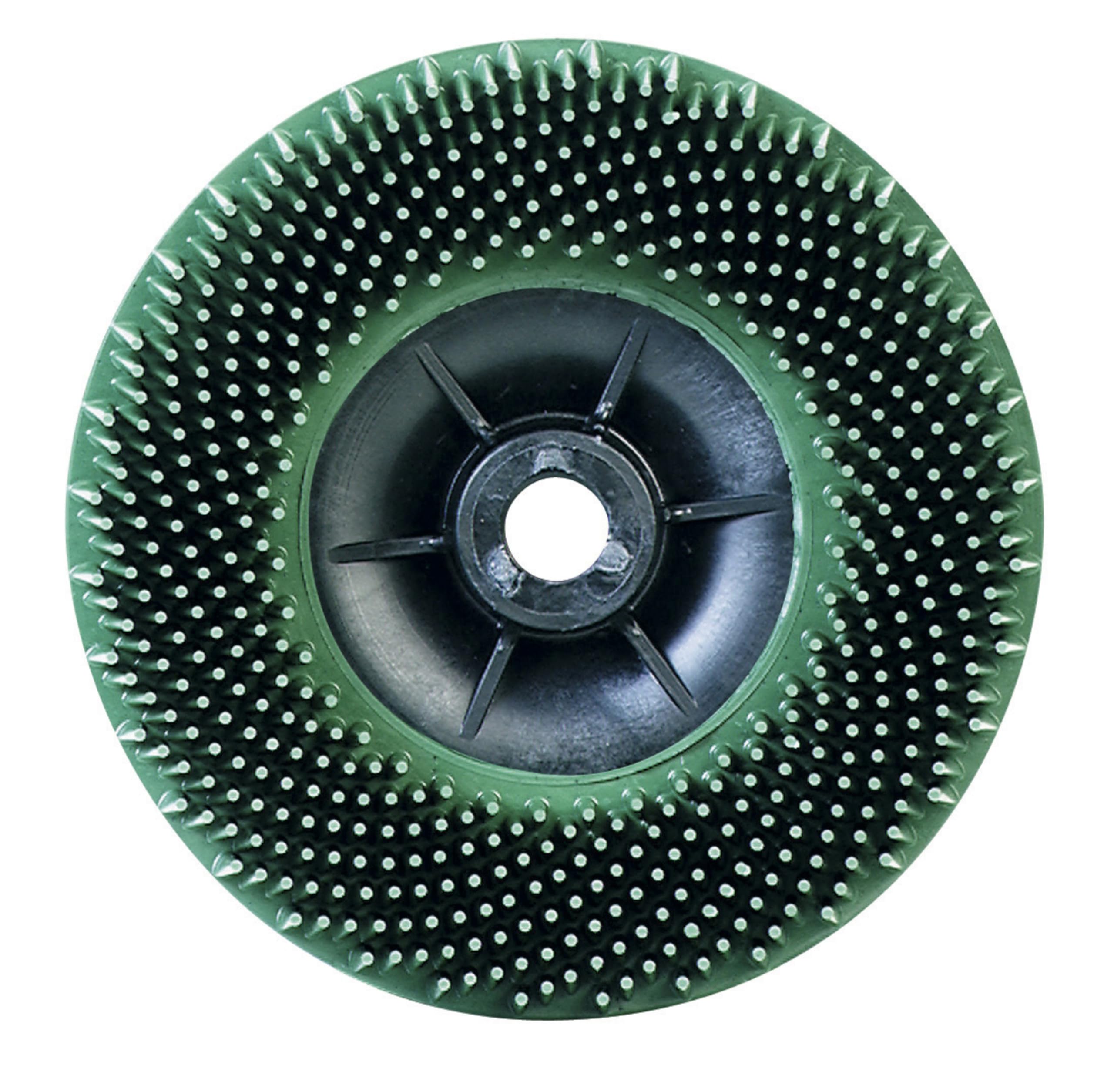 3M Scotch-Brite Disco Bristle BD-ZB, 115 mm, P50, Verde, M14, 5 por paquete