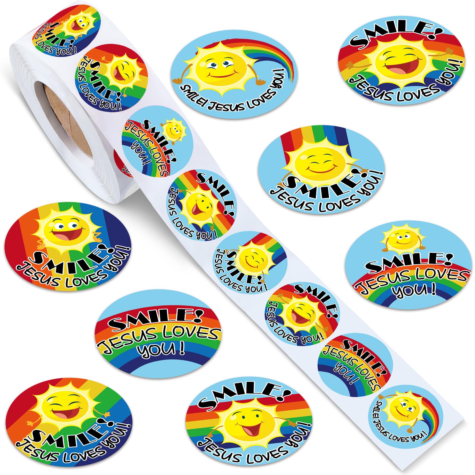 Stickers Jésus de l'école du dimanche pour animation paroissiale chrétienne