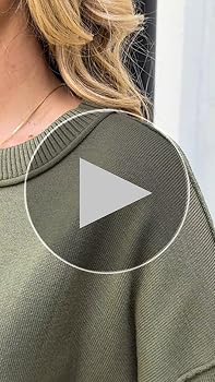 ZDC Women's Oversized Sweater Summer 3/4 Sleeve Casual