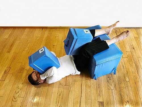 Miniatura 3 de Paquete de espuma comprometida con postura libre de dolor (bloqueos grandes y 2 pequeños, rollos largos y cortos, correacinturón de yoga y lentes de