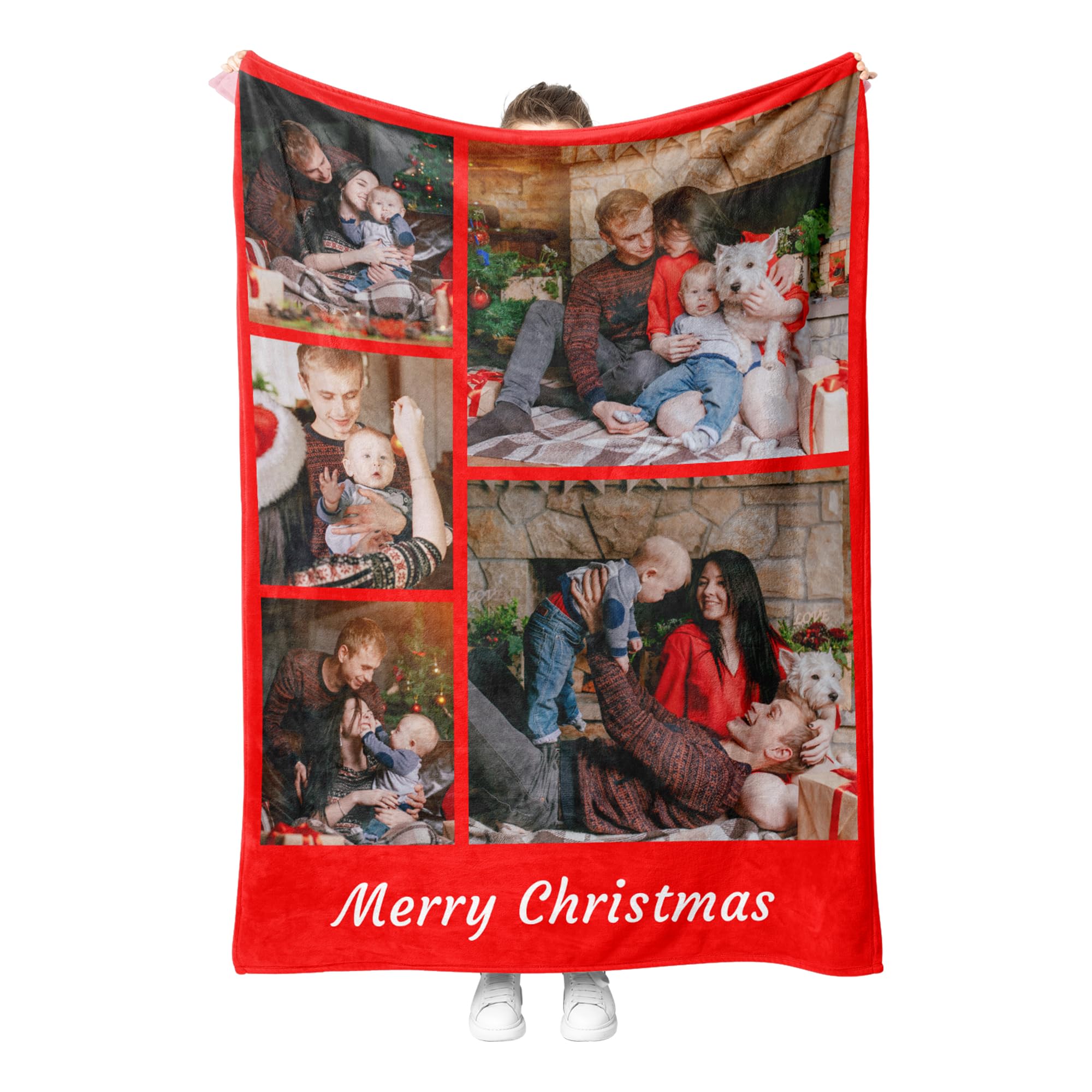 Personalised Blanket | Cosy Fleece Blanket | Personalised Blankets for Adults Using Your Photo | Custom Blanket Perfect For Any Occasion | Unique Photo Blanket For Family & Friends — image 1