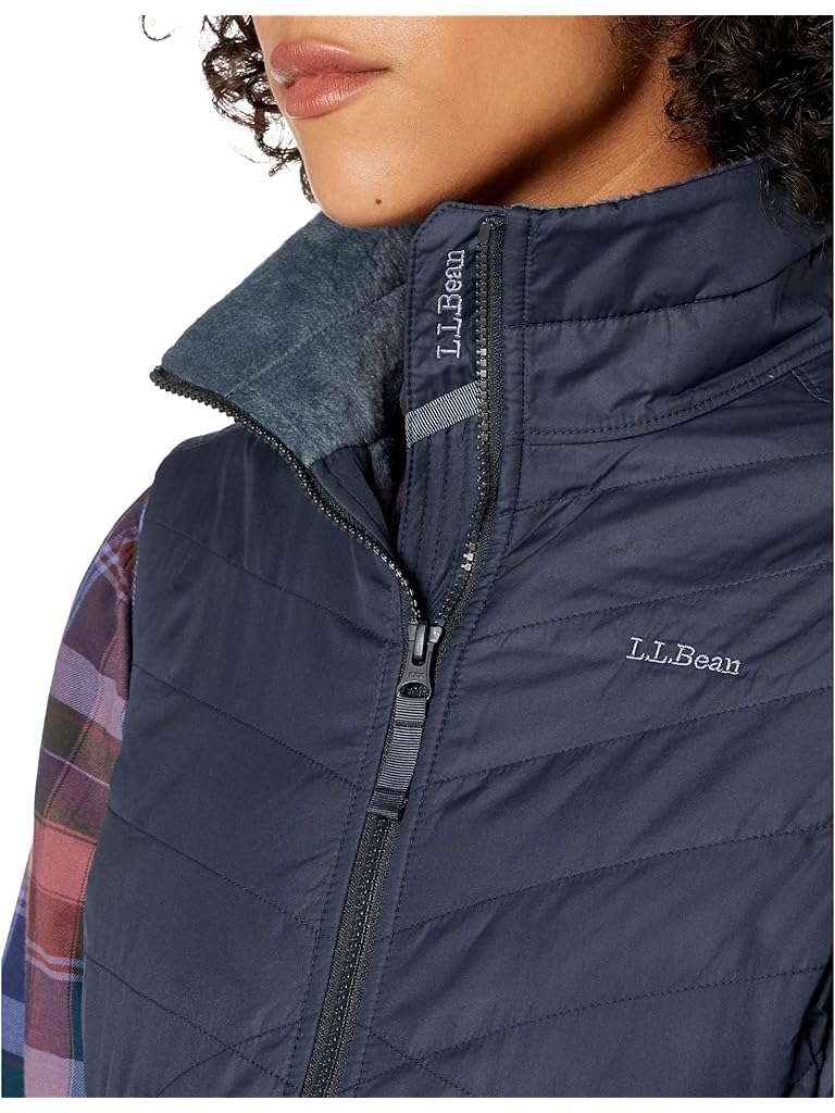 Navy L.L.Bean Fleece-Lined Primaloft Vest
