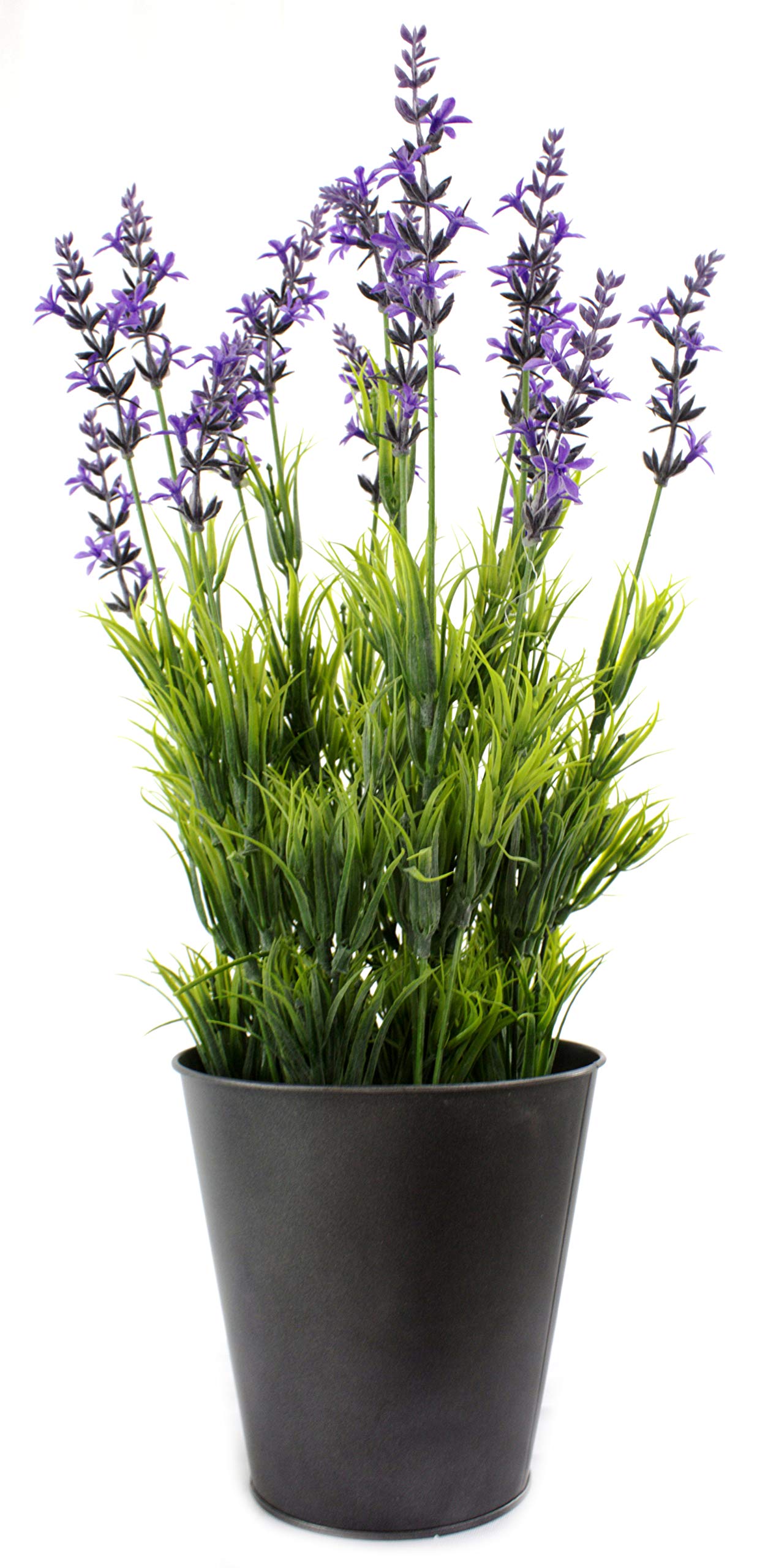 DARO DEKO Kunst-Pflanze Lavendel mit Metall-Topf  14cm x 45cm 1 Stck :  Amazon.de: Kche, Haushalt & Wohnen