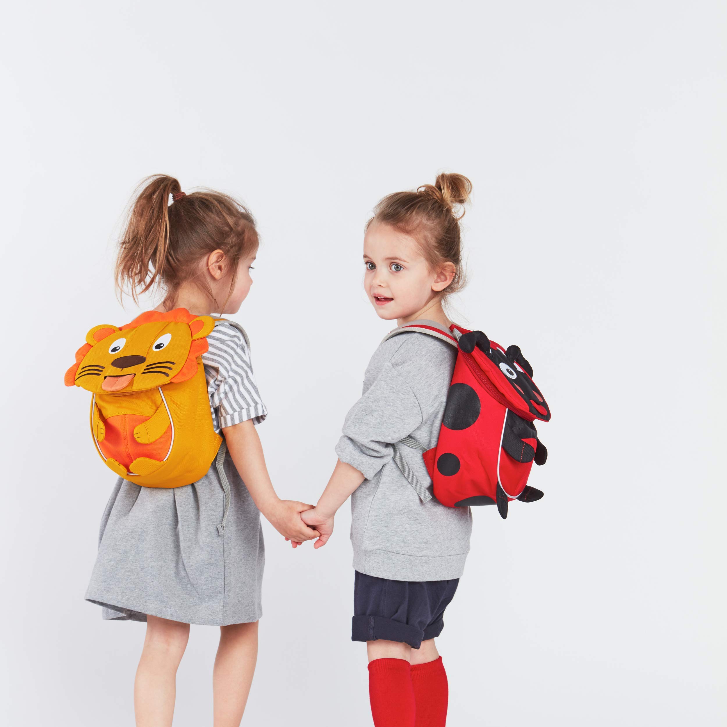 Affenzahn Kleiner Freund Kindergarten-Rucksack & LÄSSIG Brotdose & Trinkflasche Set - Lunch Set mit Lunchbox und Trinkflasche (460 ml)/About Friends Lion