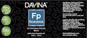 Focus Pocus Essential Oil Blend Roll-on 10ml - Ready to Go!