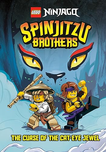 Spinjitzu Brothers #1: The Curse of the Cat-Eye Jewel (LEGO Ninjago) (A Stepping Stone Book)