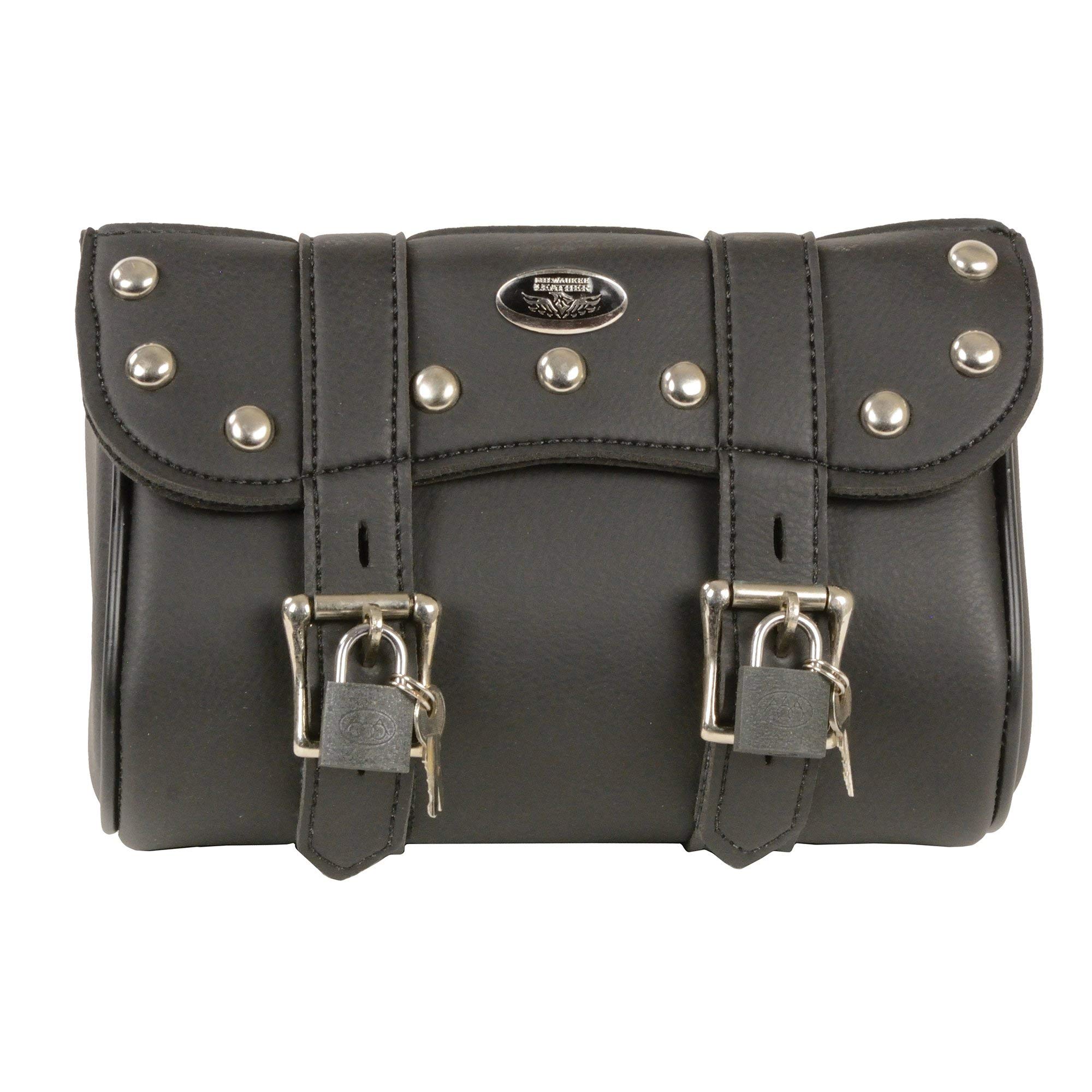 Milwaukee Leather Shaf International SH616S Black Medium PVC Tool Bag