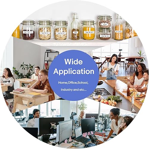 Miniatura 6 de GREENCYCLE Paquete de 10 cintas laminadas blancas de 0.47 pulgadas de repuesto para Brother TZe-231 TZ-231 AZE 0.47 pulgadas, 12 pulgadas, cinta de