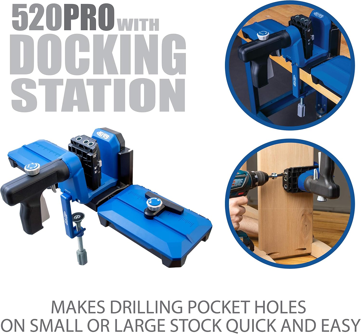 Lіmіtеd Dіѕсоunt Kreg Pocket-Hole Jig 520PRO and Docking Station with SK04 Starter Pocket Hole Screw Kit