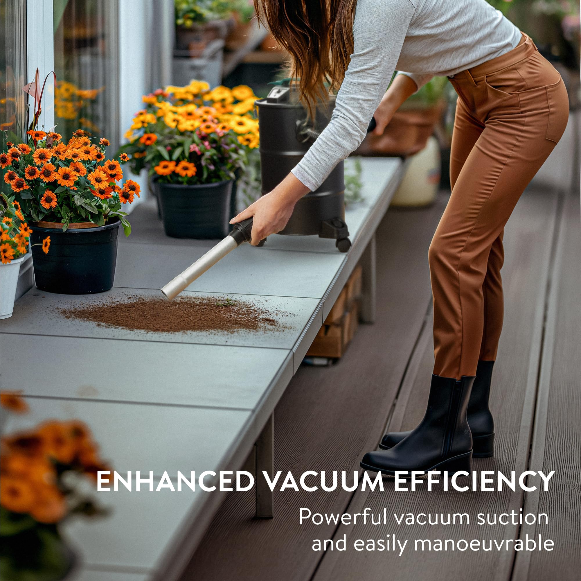 Navaris Aspirateur à Cendres 1000W 20L