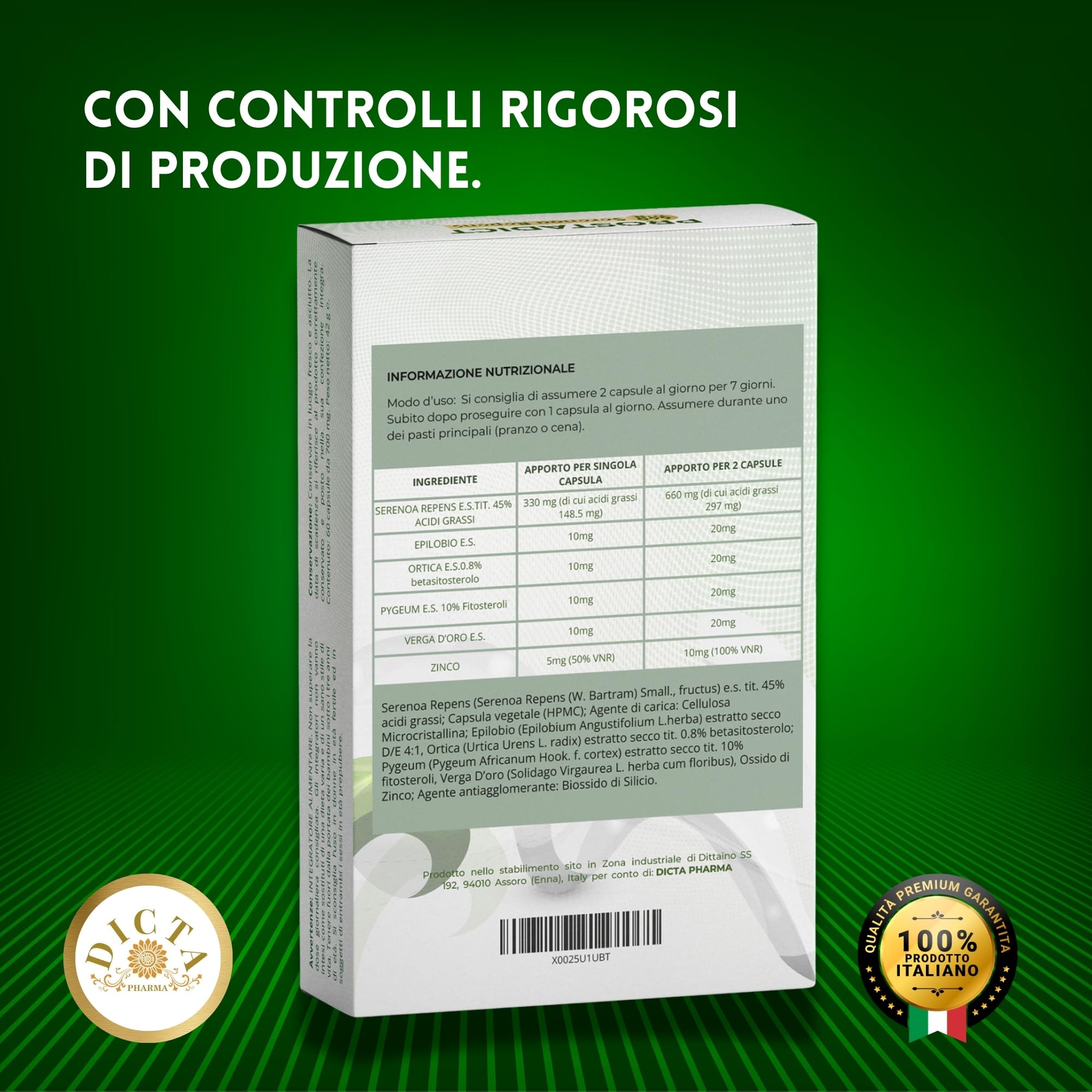 Serenoa Repens 660mg Saw Palmetto | Integratore Prostata Uomo con Estratto di Epilobio, Ortica e Pygeum per il Supporto delle Vie Urinarie Uomo