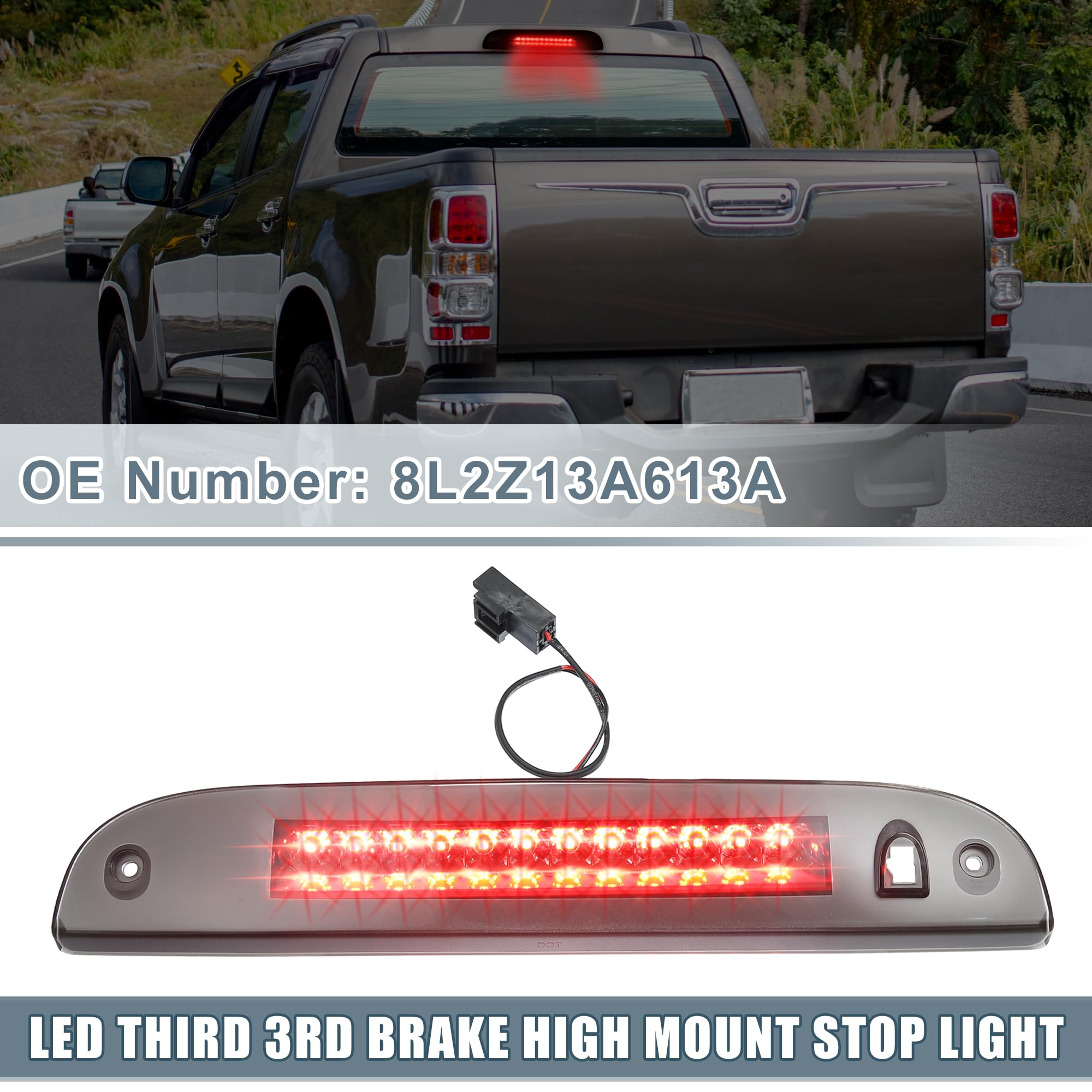 Amazon.com: A ABSOPRO LED Third 3rd Brake High Mount Stop Light