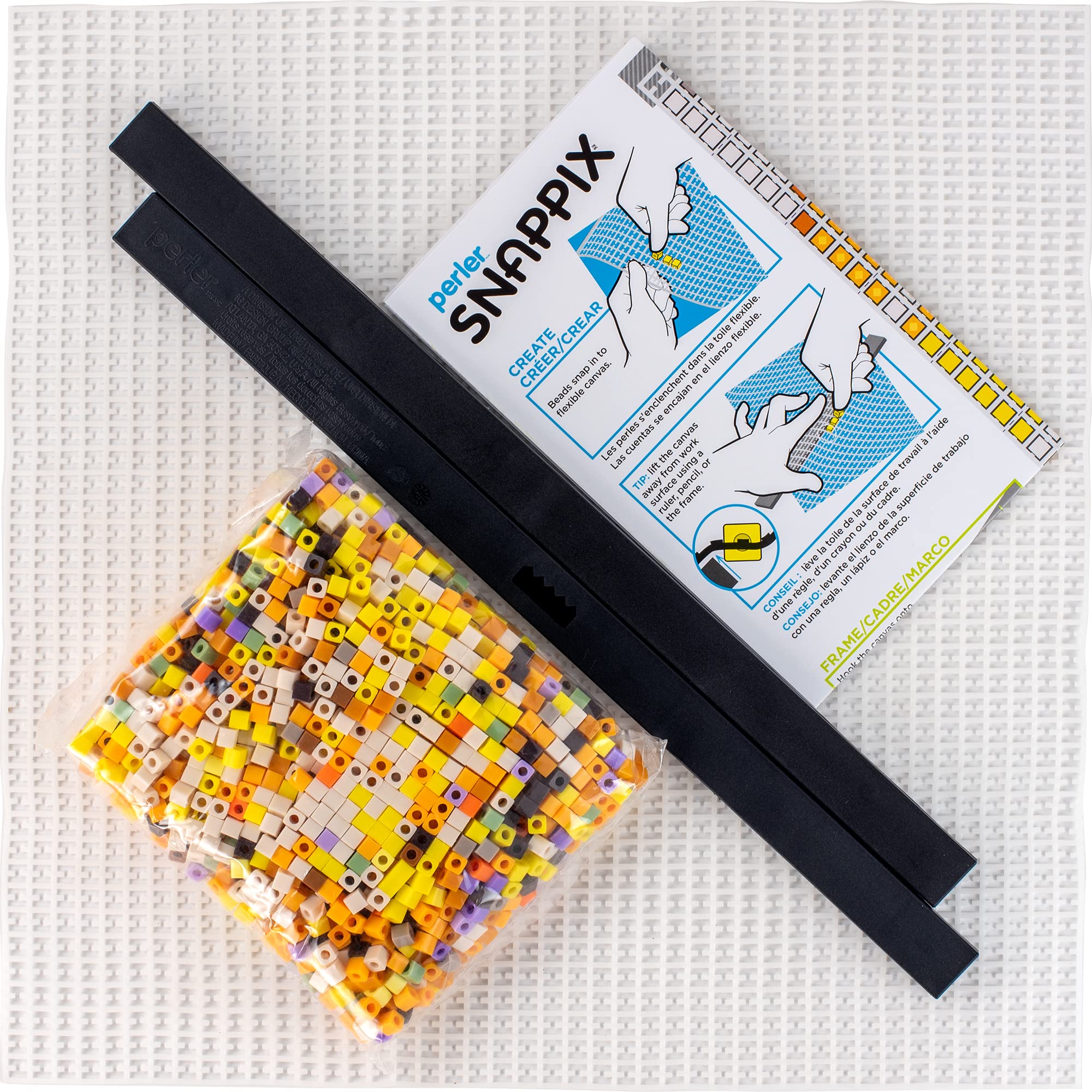 Perler Snappix Kit 12"X12"-Folksy Bee