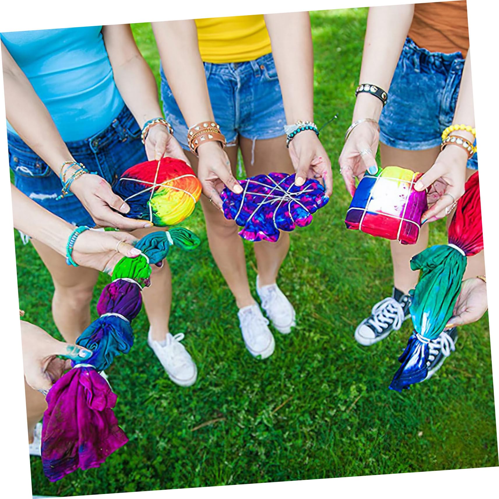 Batik Satz 24 Farben Färbemittel für Kleidung Stoff Socken Selbstgemacht Party für Erwachsene Kinder