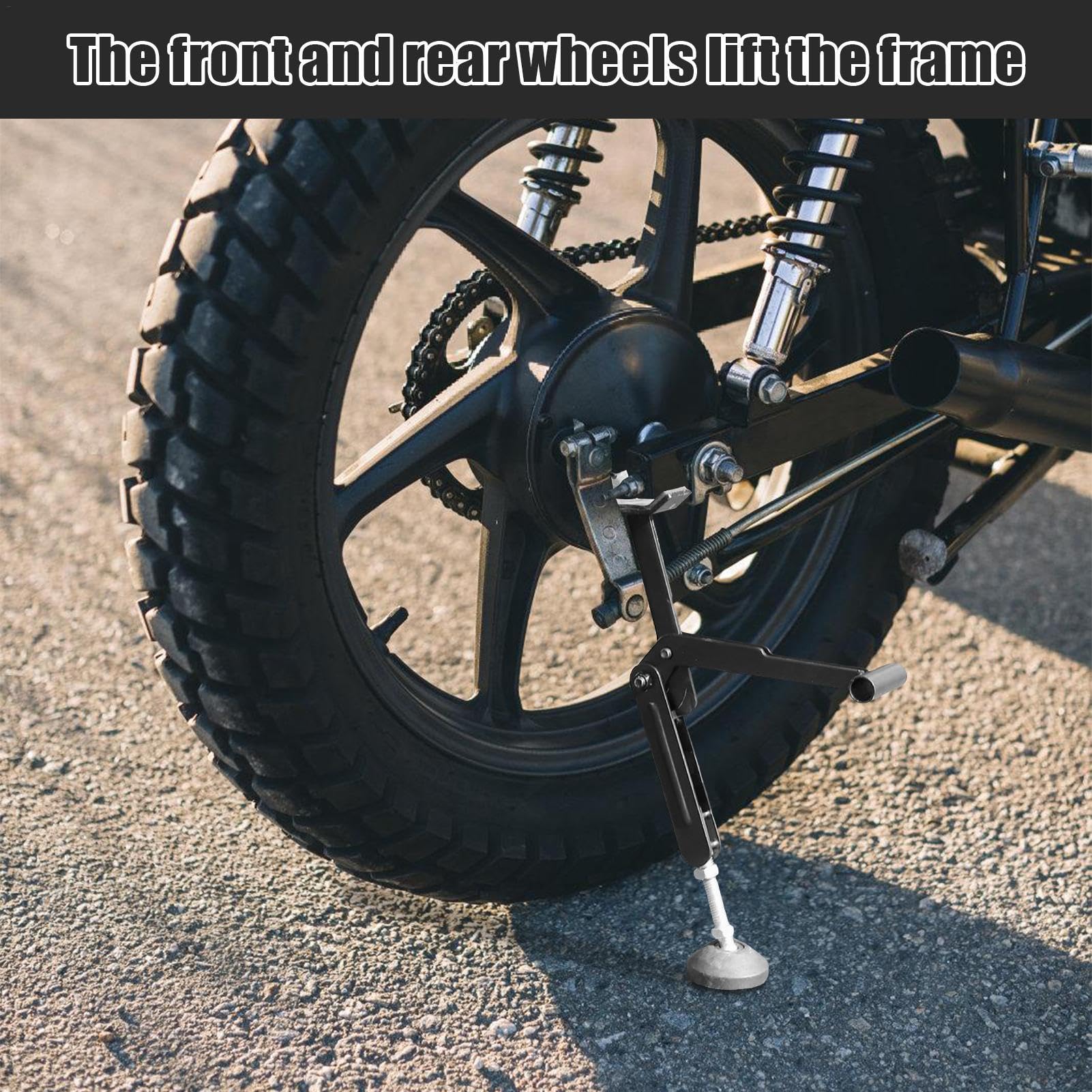 Support latéral réglable pour moto, accessoires de béquille modifiés de moto - Béquille latérale pliable modifiée | Levage portable et économiseur d'emploi pour le magasin d'accessoires de véhicule Support latéral réglable pour moto, accessoires de béquille modifiés de moto - Béquille latérale pliable modifiée | Levage portable et économiseur d'emploi pour le magasin d'accessoires de véhicule