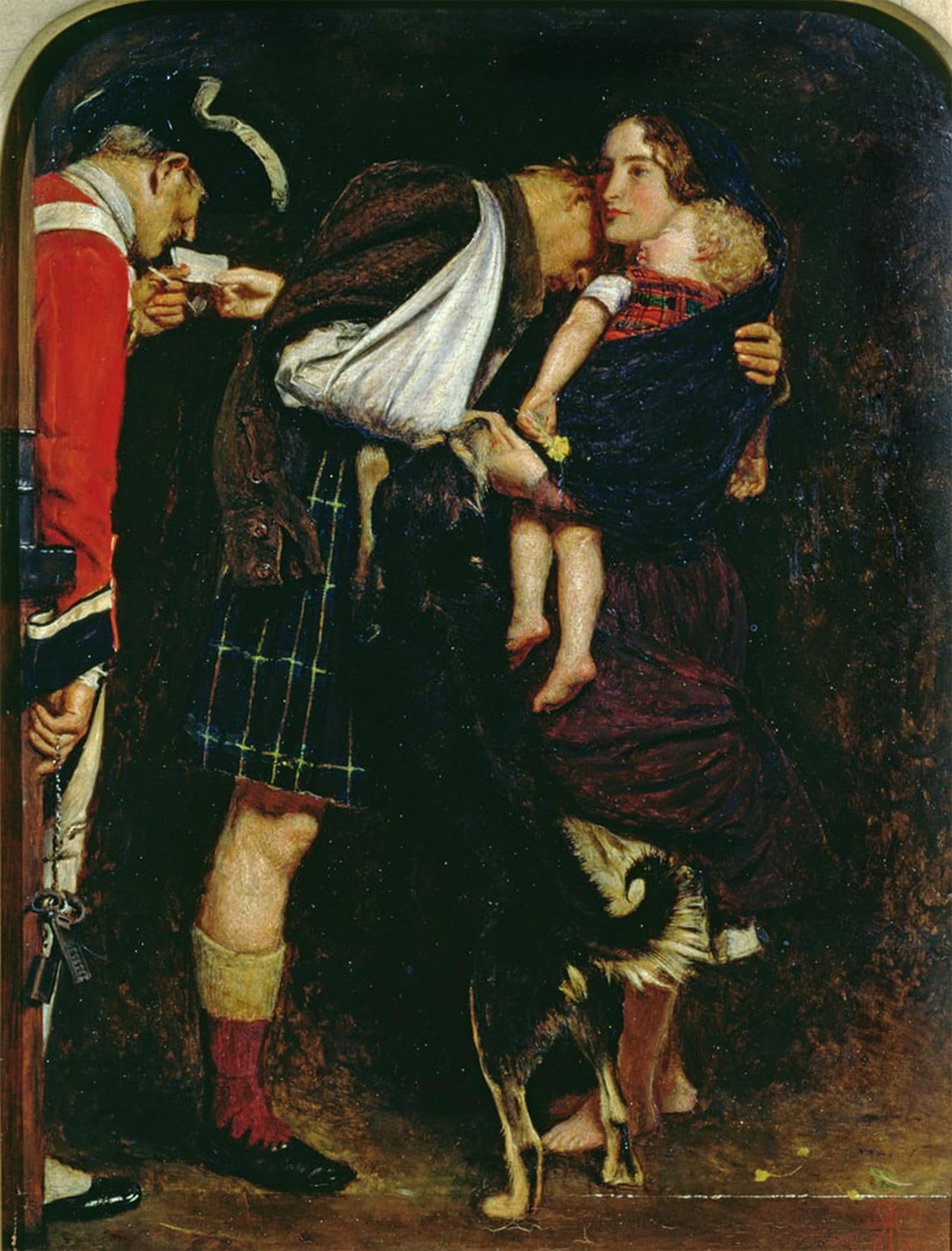 SERENDIPITP Aesthetic Poster Photo Wall Print Retro Picture the Order of Release by John Everett Millais Modern Wall Artwork for Home Decor 60x90cm