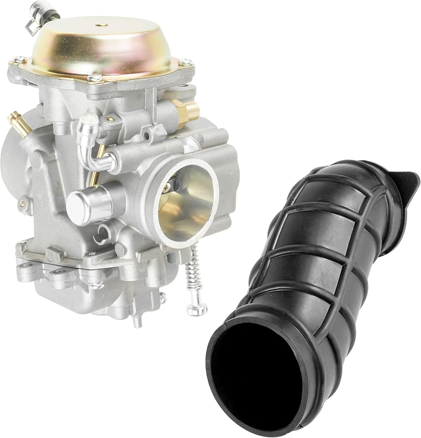 Caltric Carburetor and Airbox Air Intake Boot Compatible with Polaris Ranger 500 2x4 4X4 6X6 2004 2005 2006