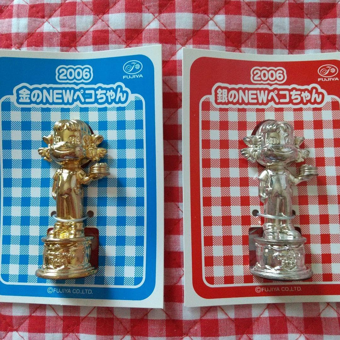 Amazon.co.jp: かぁか様 金 & 銀 NEWペコちゃん 2点セット