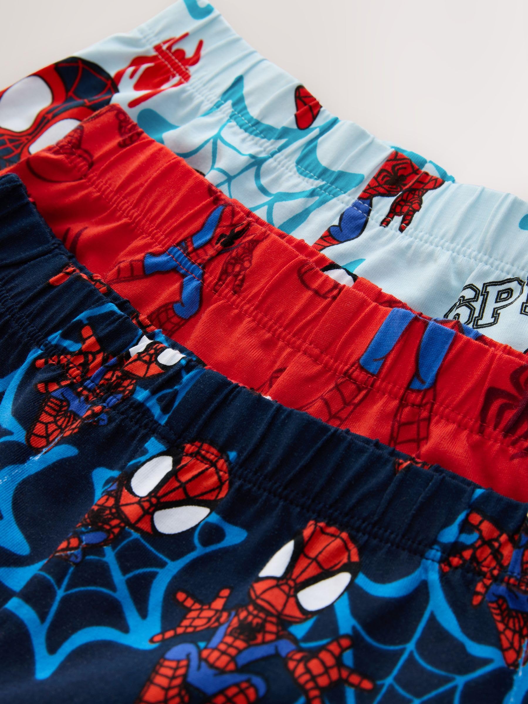 NEXT Jungen Spidey and Friends Kurze Schlafanzüge, 3er-Pack