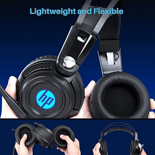 Miniatura 2 de HP Auriculares con micrófono para PC auriculares para juegos con cable auriculares PS5 con cable con micrófono para juegos auriculares para juegos