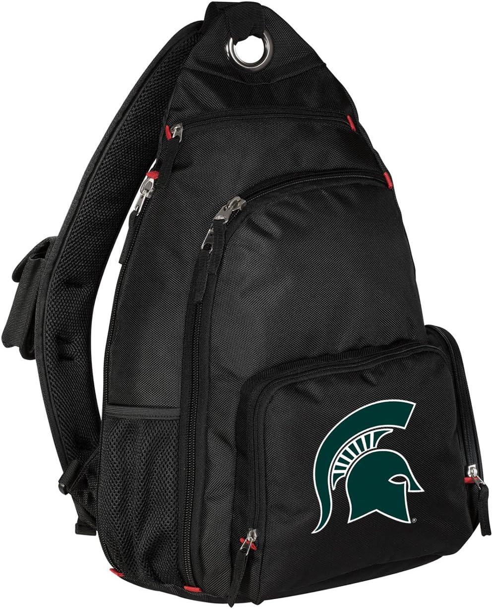 Broad Bay Michigan State University Backpack Single Strap Michigan State Sling Backpack
