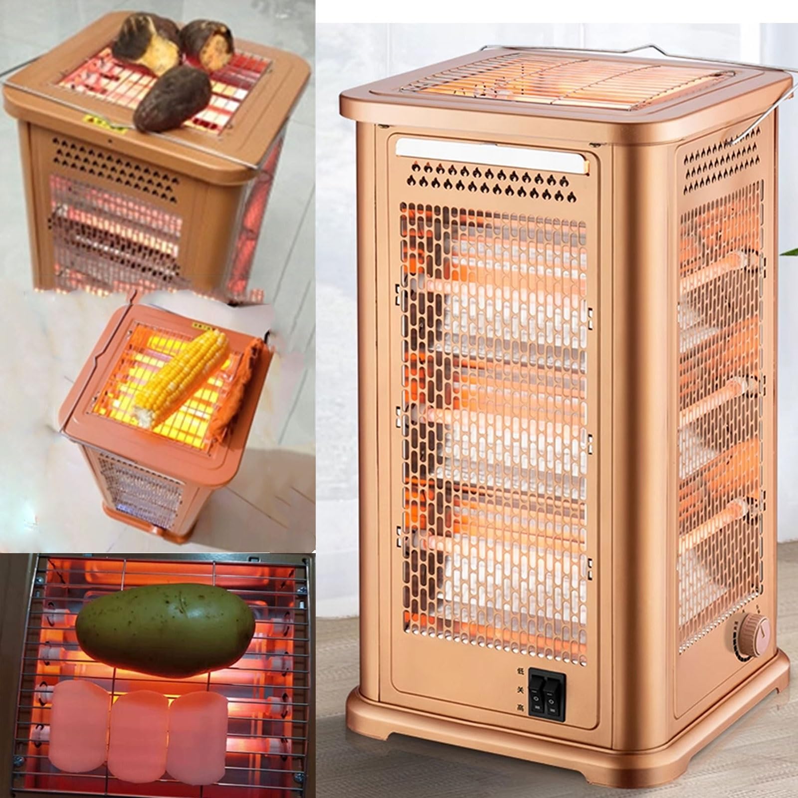 Amazon.com: GAMAK Electric Heaters for Home Low Energy Silent 220V