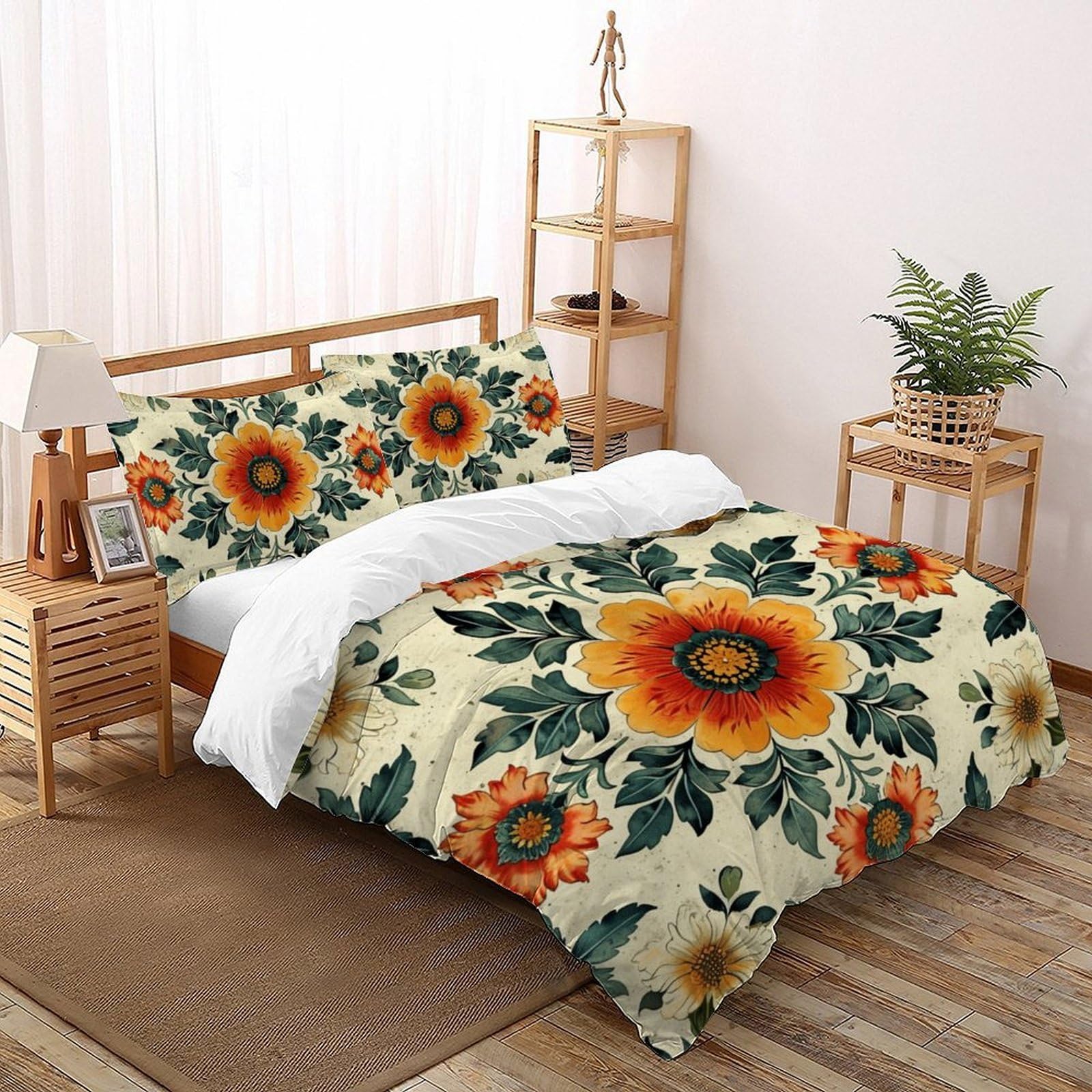 Housse de couette 3D enfant lavable sans repassage fermeture éclair king size