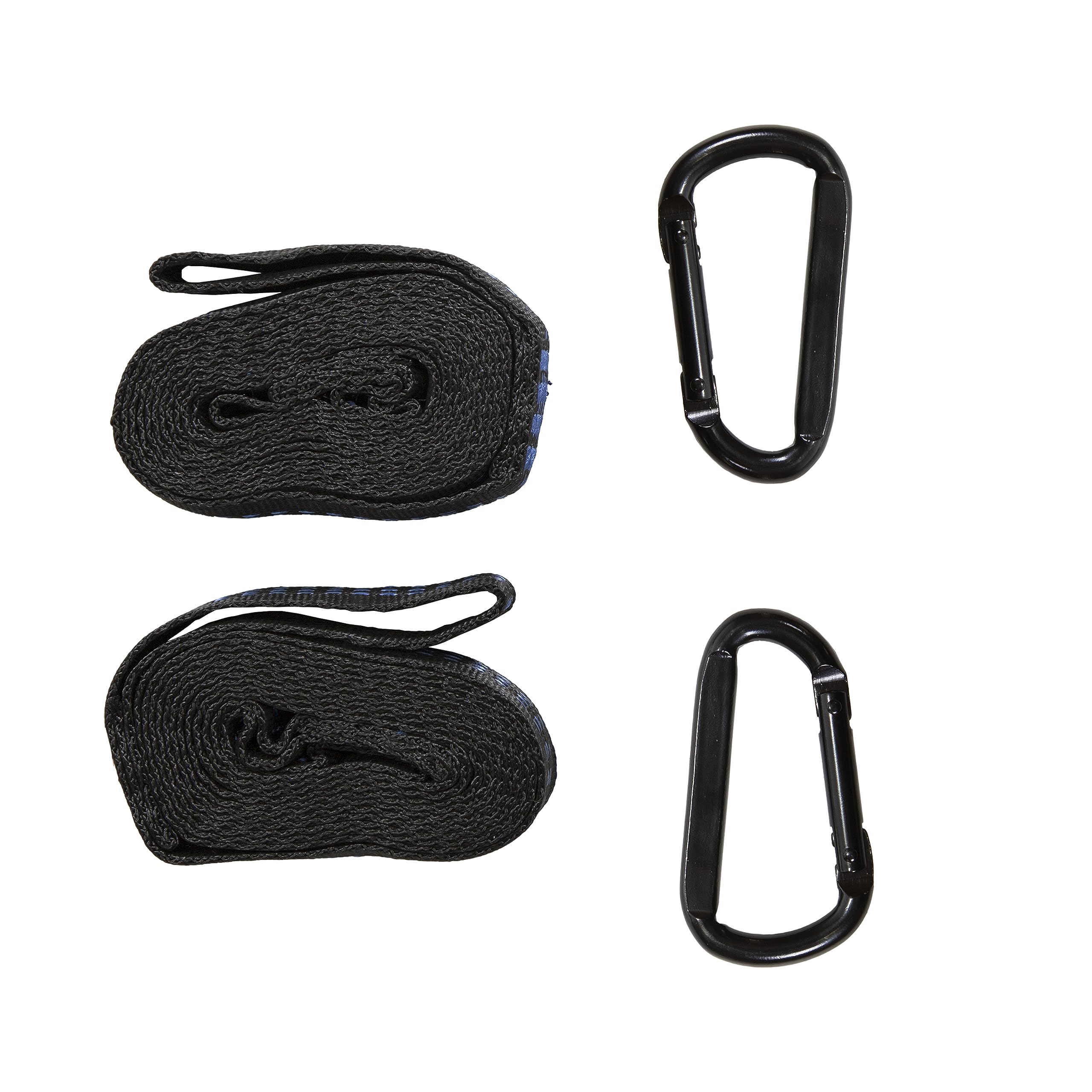 Stansport 30630-50 Double Nylon Hammock - Navy/Light Blue