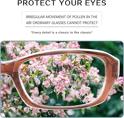 Miniatura 4 de Gafas de seguridad, lentes envolventes transparentes antiarañazos, gafas protectoras desmontables con marco de miopía