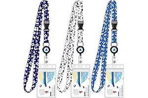 Retractable Cruise Lanyards for Norwegian Cruise Lines - Premium Pack of 3