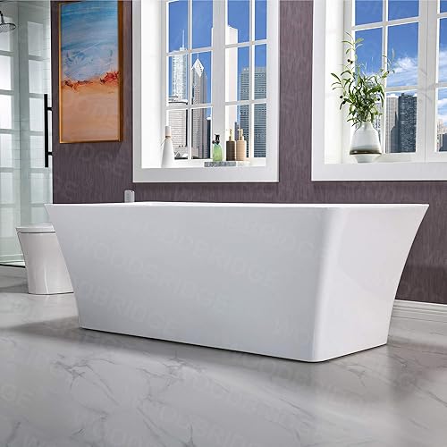 Miniatura 3 de WOODBRIDGE B-0004 Bañera blanca