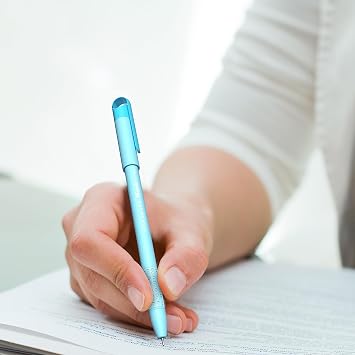 Classmate Hook Ball Pen- Blue (Pack of 10)|Multicolour Body Kid Pens|Attractive Pastel Shades for Boys & Girls|Smooth Writing Ball Pen|Unique Design