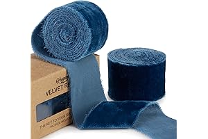 Gorgeous Baby Blue Velvet Ribbon: Perfect for Christmas Decorations
