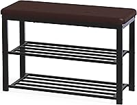 Vista 1 de Simple Houseware Entryway Shoe Rack Bench Storage Organizer