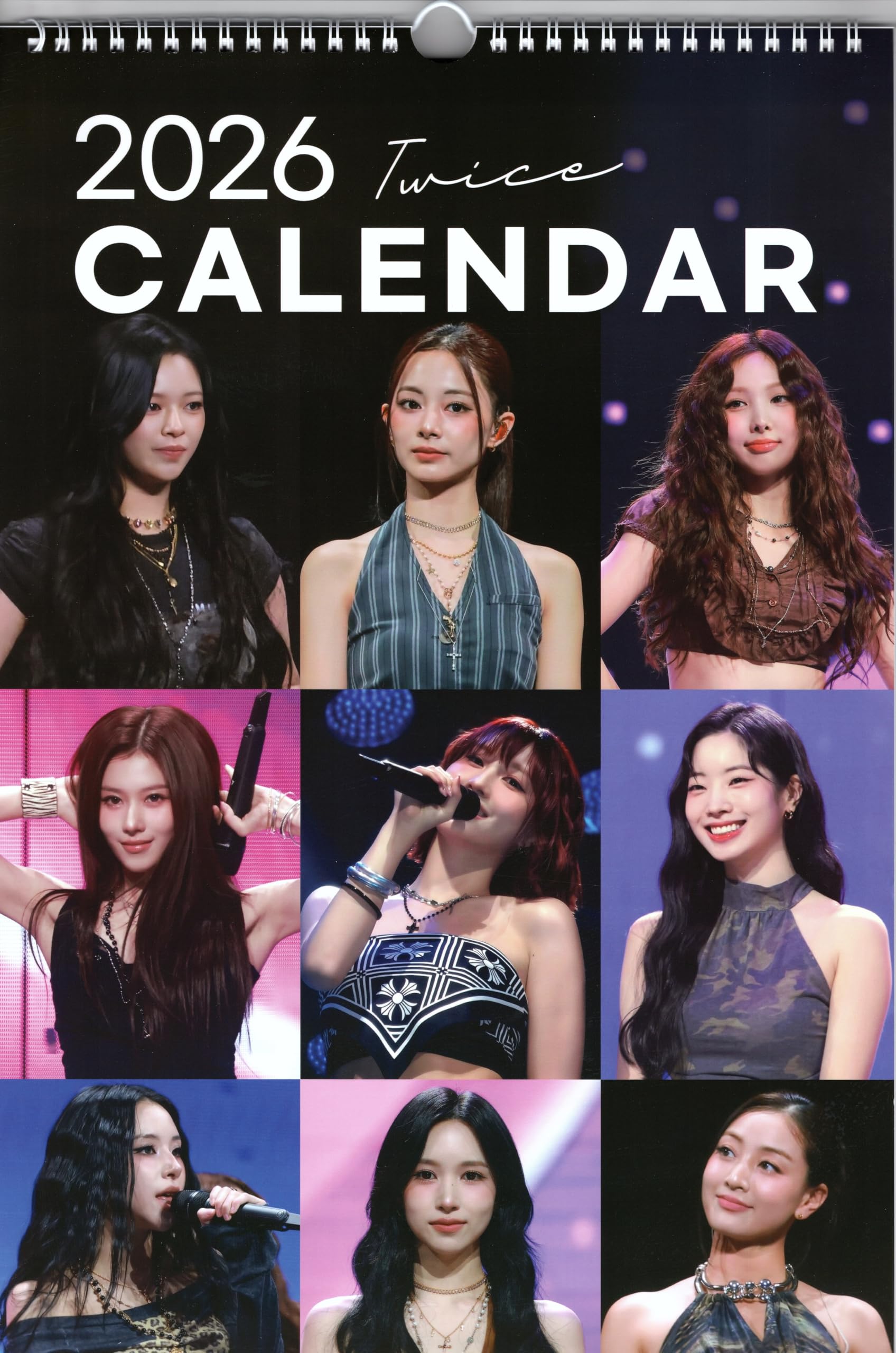 Amazon.co.jp: TWICE トゥワイス グッズ 大判 壁掛け カレンダー 2026