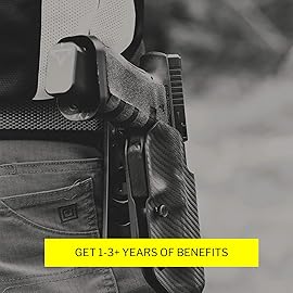 Talon Grips - Adhesive Grip for Glock 17, 17 MOS, 22, 25, 31, 34, 35, 37, 45, 47, 19X - Made in The USA - Easy Installation, Durable, Superior Traction - (Gen 5 No Backstrap, Rubber Moss)