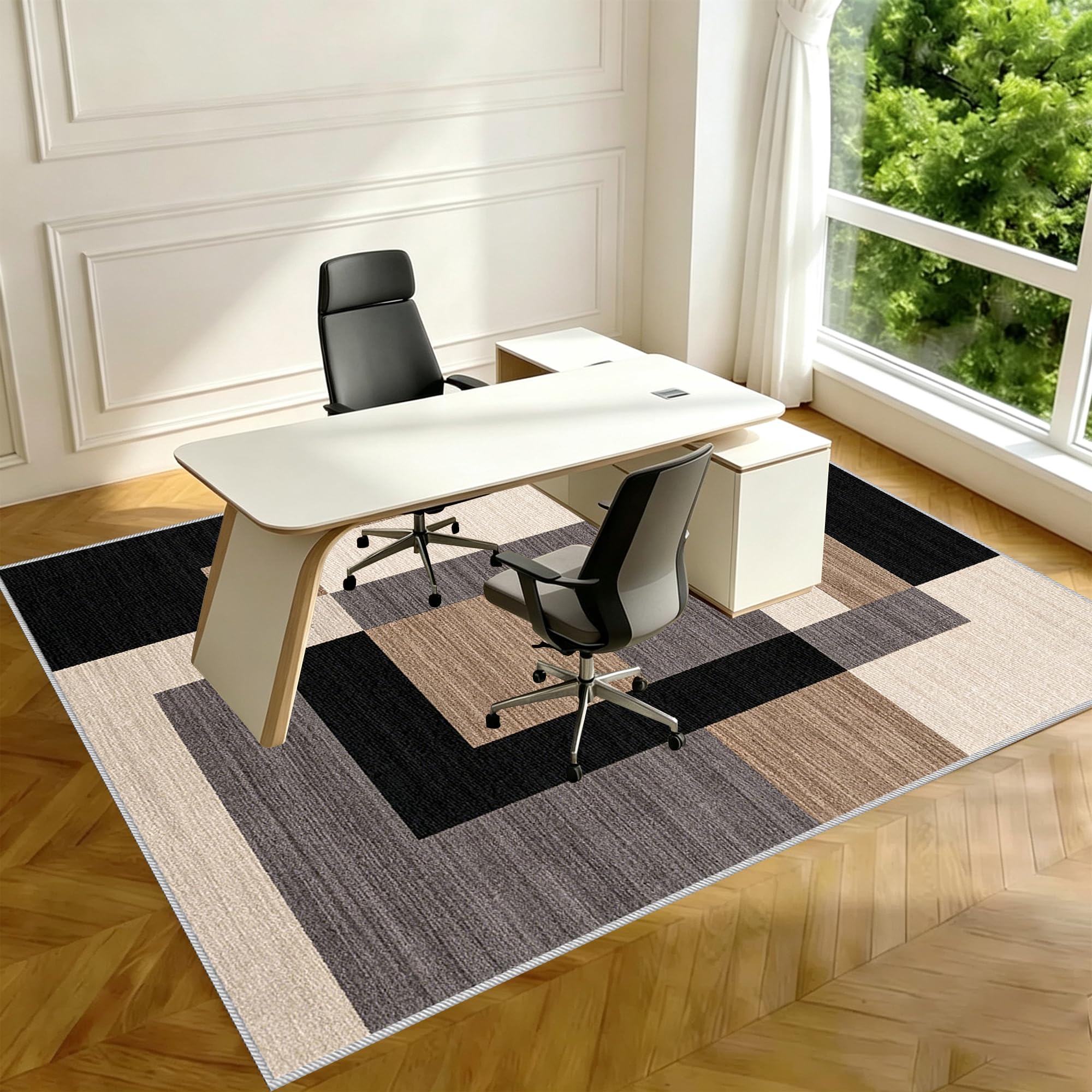 Bodenschutzmatte für Teppiche rutschfest Bürostuhl Matte 90 x 140 cm