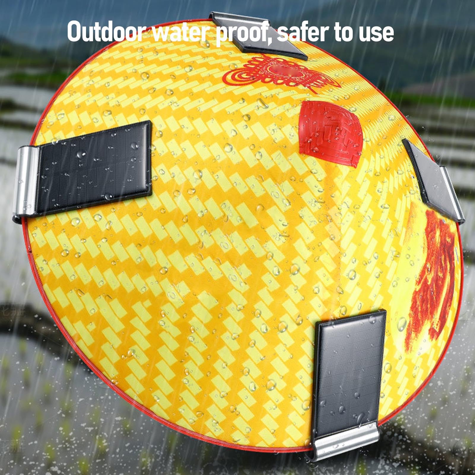 Ventilatore solare Cappello conico USB ricaricabile Parasole Raffreddamento per servizi igienico-sanitari estivi Agricoltura Raccolta del tè Pesca Lavoro all'aperto