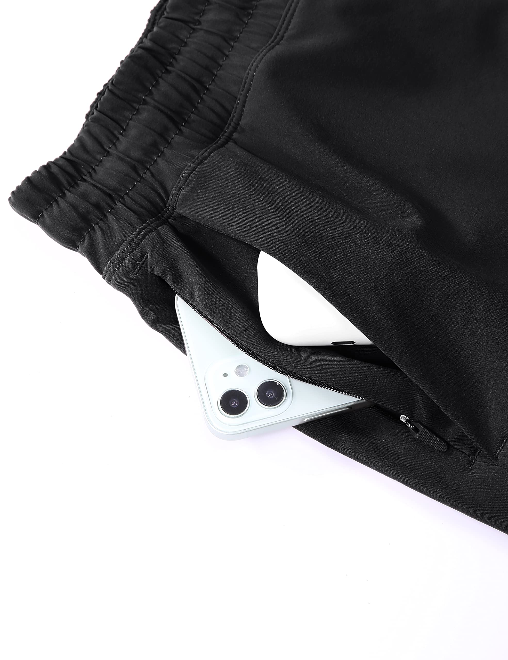 CRZ YOGA Short de Course 2‑en‑1 13/18/23 cm | Léger, Sèche Rapidement, Entraînement, Poches, pour Hommes