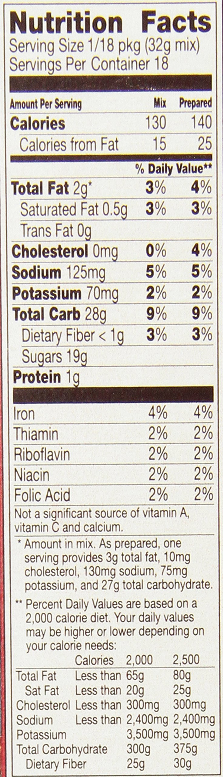 Betty Crocker Baking Mix, Low Fat Brownie Mix, Fudge, 20.5 Oz Box (Pack